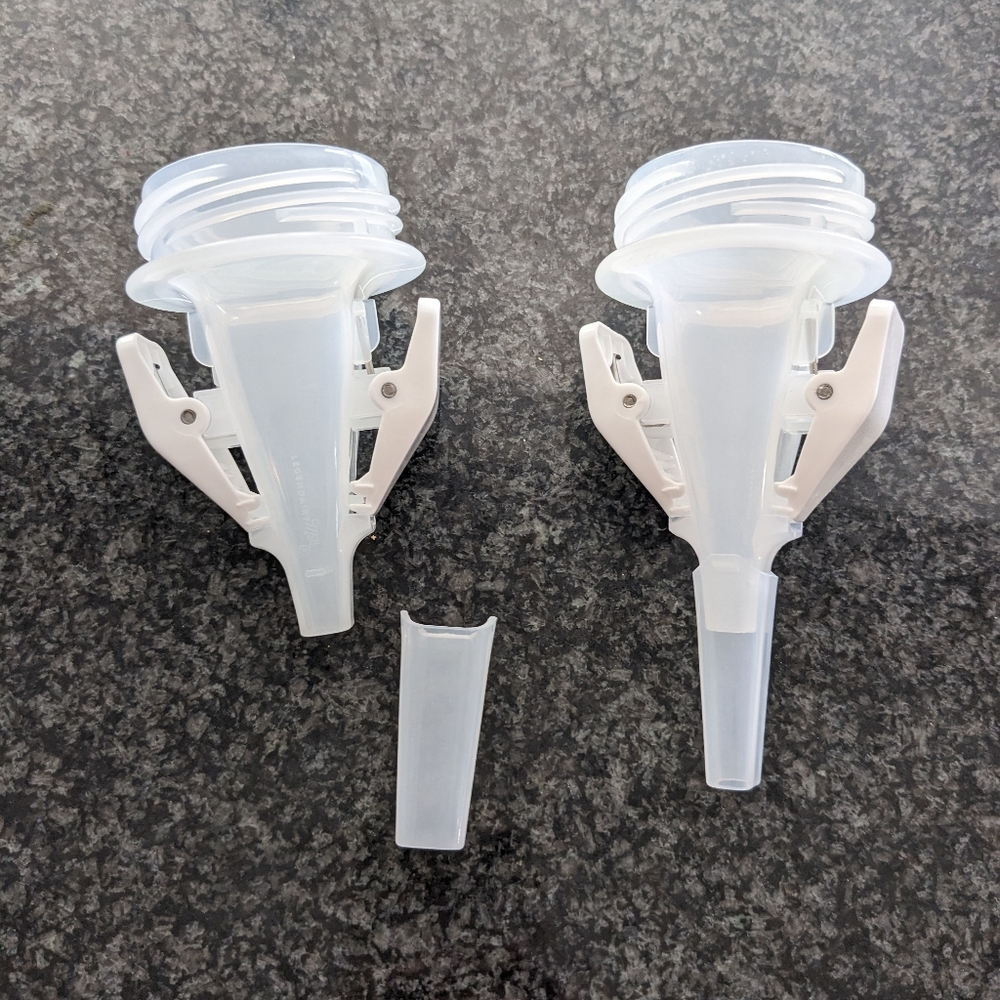 Legendairy Breastmilk Storage Bag Adapters - Wide Mouth SET OF 2